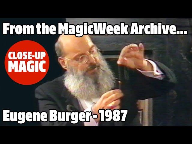 Eugene Burger - Magician - Paul Daniels: Live at Halloween - 1987