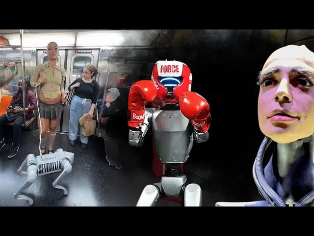 AI Robot vs. Real Dog SHOCKS Internet as China Holds First MMA Tournament for Humanoid Robots