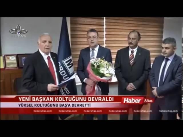 ORDU MALİ MÜŞAVİRLER ODASI’NDA DEVİR TESLİM YAPILDI- ALTAŞ TV