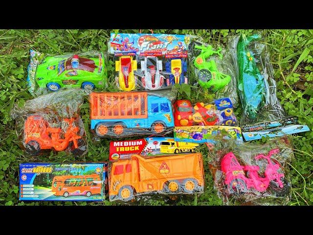 I Found Brand New Toy Vehicles and Unboxed them | Rickshaw, Trucks, Cars, Buses, Helicopter, Train