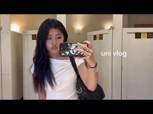  UNI vlog: 8am classes, student life on campus, what i wear, daily routine