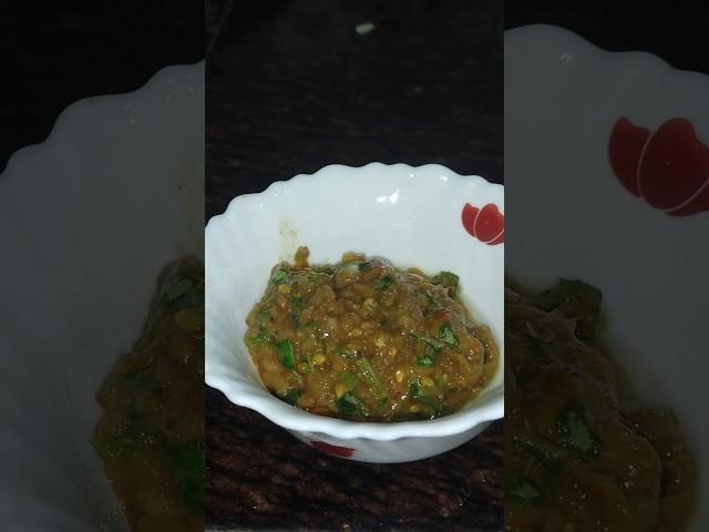 Spicy Manipuri Sidol Chutney With Cherry Tomatoes.