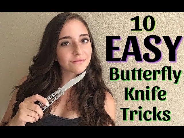 10 EASIEST Beginner Butterfly Knife Tricks to learn FIRST