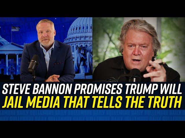 Trump Foot Soldier Steve Bannon Threatens Journalists w/ JAIL IF TRUMP IS ELECTED!!!