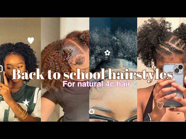 4c hairstyles Tutorial |simple ways to style your natural hair#blackgirlhairstyles#blacktiktok#4c