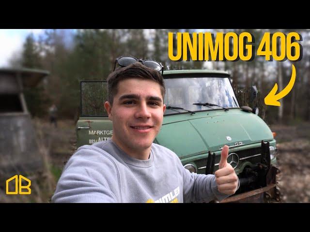 Daimler Bernd fährt zum ersten mal im Unimog!