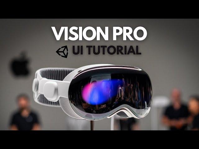 Apple Vision Pro UI for Quest | VR Unity Tutorial