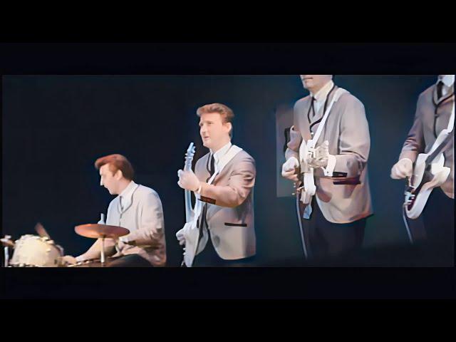 The Ventures - "Wipe Out", Live In Japan in 1965 in color!