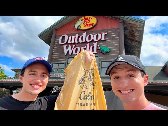 Exploring Bass Pro Shops (learning how to hunt, fish and be a man)