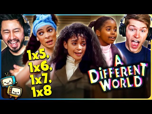 A DIFFERENT WORLD (1987) 1x5, 1x6, 1x7 & 1x8 Reaction! | First Time Watch | Lisa Bonet