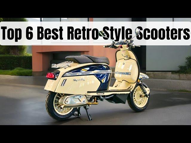 TOP 6 BEST RETRO STYLE SCOOTERS THAT YOU CAN RIDE IN 2025