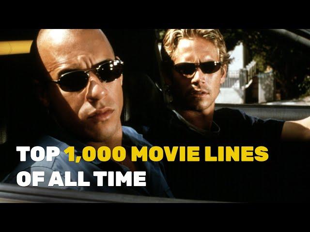 Top 1,000 Movie Lines Of All Time