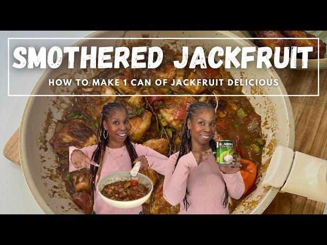 What I Made With What I bought  | 1 CAN OF JACKFRUIT | Grocery Store Haul