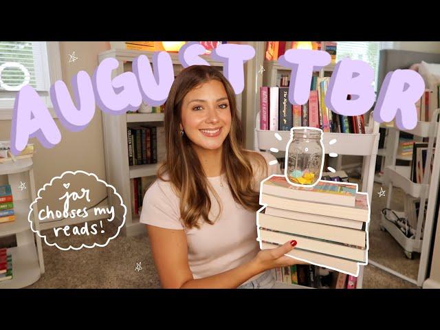 TBR jar chooses my august reads! 🫙august TBR 2024