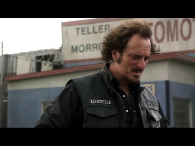 Tig's confession (excellent performance by Mr. Coates)