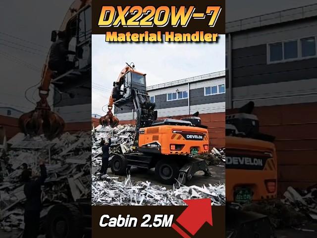 가제트 변신!‍️공팔휠! 더 높게 더 멀리 ! #excavator #develon #construction #material