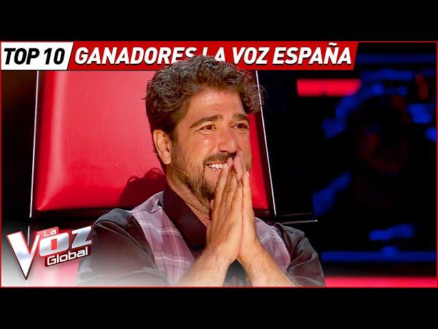 The 10 WINNERS of the 10 seasons of The Voice Spain 