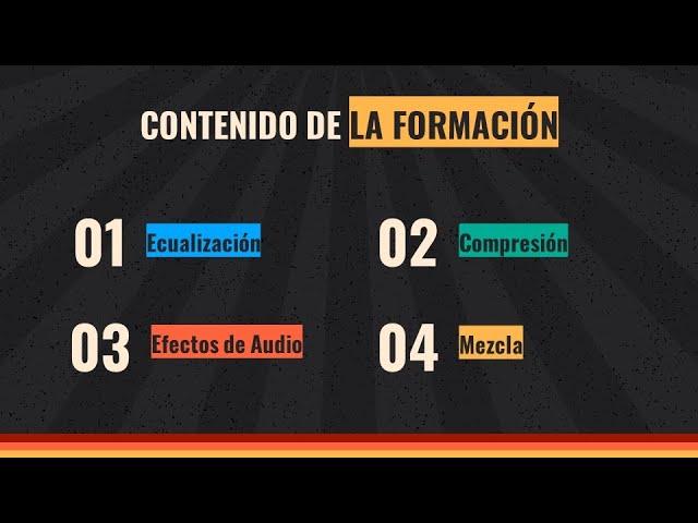 4 Pasos básicos para editar audio profesionalmente. ECUALIZACIÓN, COMPRESIÓN, EFECTOS Y MEZCLA.