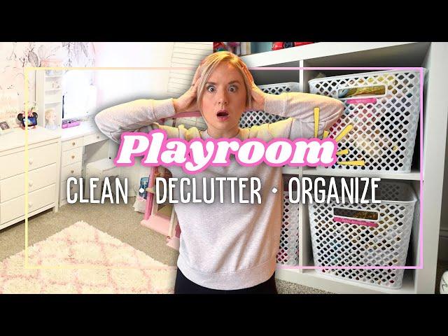 NEW Clean with Me: My Daughter's Crazy MESSY Playroom