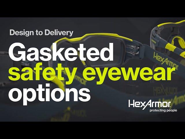 Versatile gasketed/sealed safety eyewear