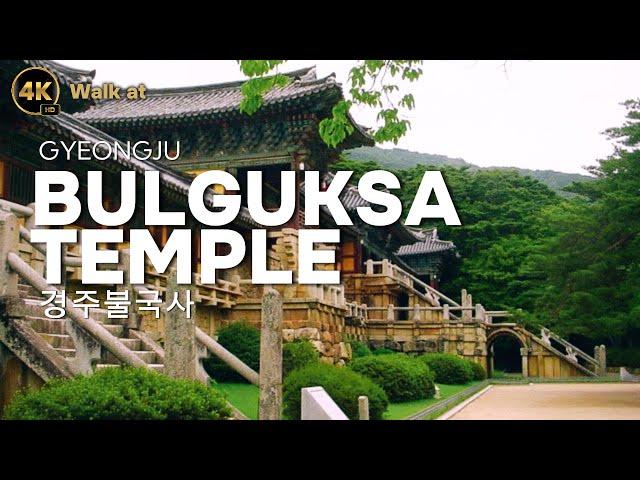 [4k] Walk Inside Gyeongji Bulguksa Temple (경주 불국사) a UNESCO World Heritage Site in South Korea.