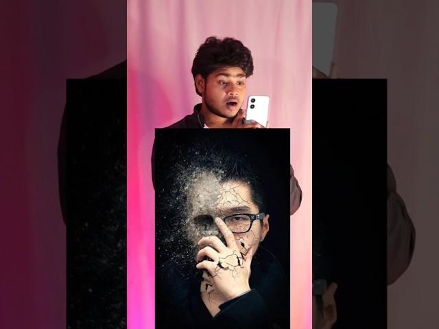 dispersion face Creative Photo editing tutorial/ #picsart #photography #shortvideo