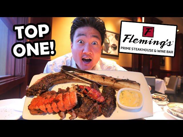 I Ate the Most EXPENSIVE Steak at FLEMING'S STEAKHOUSE!