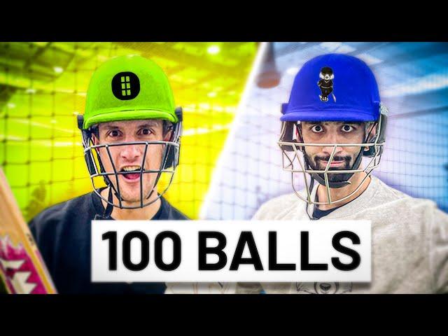 100 Balls With The Club Cricket Badger | How Many Will We Score?