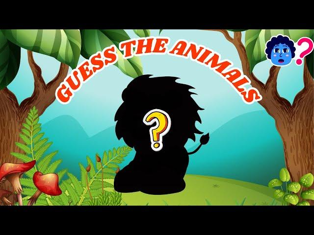 Guess The Shadow of the Animals | Learning animals video for Kids | Shadow Game #animals