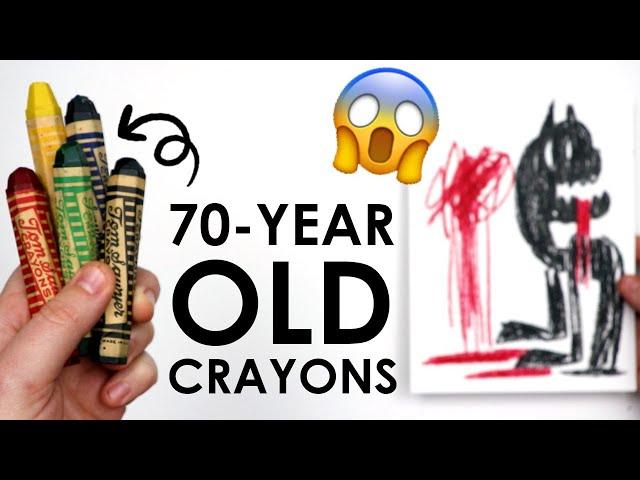 Haunted, Creepy, and... Creative? - 70-YEAR-OLD CRAYONS