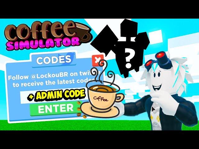 SECRET CODE АДМИНА НА ЧИТЕРСКОГО ПИТОМЦА В СИМУЛЯТОРЕ КОФЕ! ROBLOX Coffee Simulator