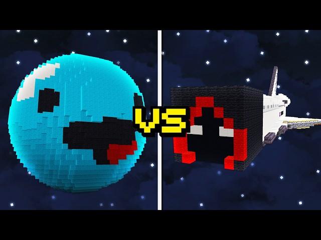 Skeppy vs BadBoyHalo SPACE House Battle! - Minecraft