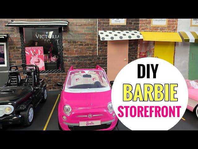 DIY Barbie Storefront