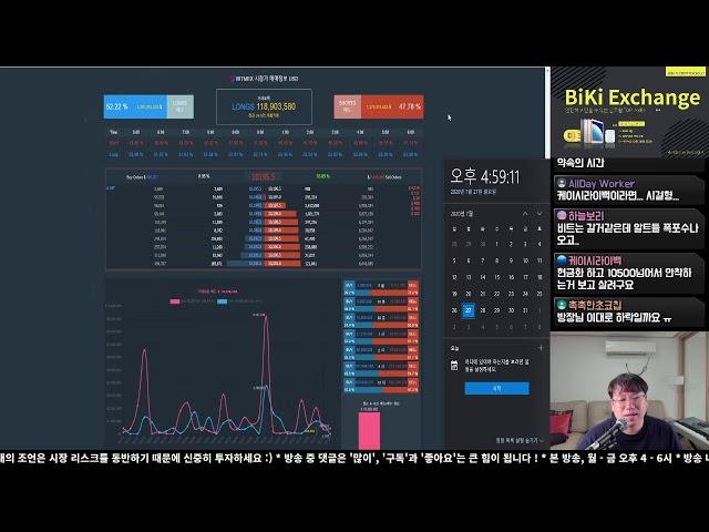 싸늘하고 설레는 기분의 비트코인, 오늘 뚫는 거니?? / 도미넌스 상승 알트 주의! #NO1 #코인방송 #크립토차일드