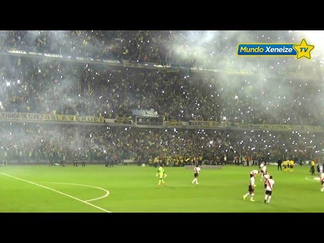 Recibimiento Boca - River /Copa Libertadores 2015/