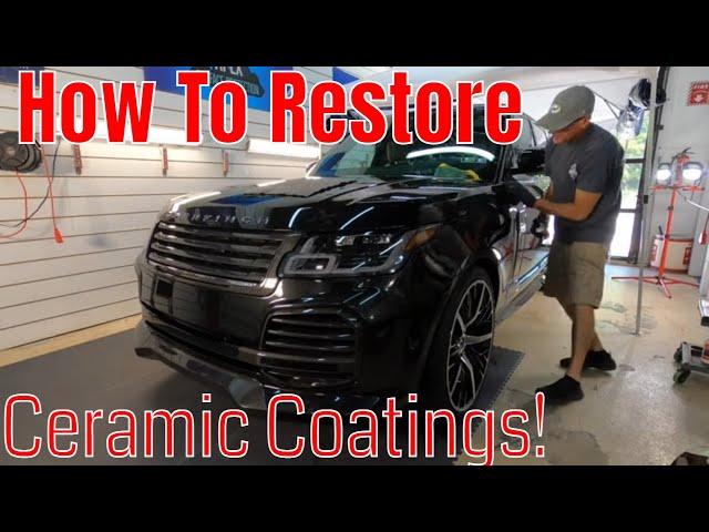 How To Rescue A Ceramic Coating From A Tunnel Wash! Quick And Easy! $225.000 OverFinch Range Rover!