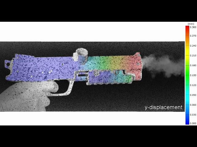 3D Digital Image Correlation of Gun Firing