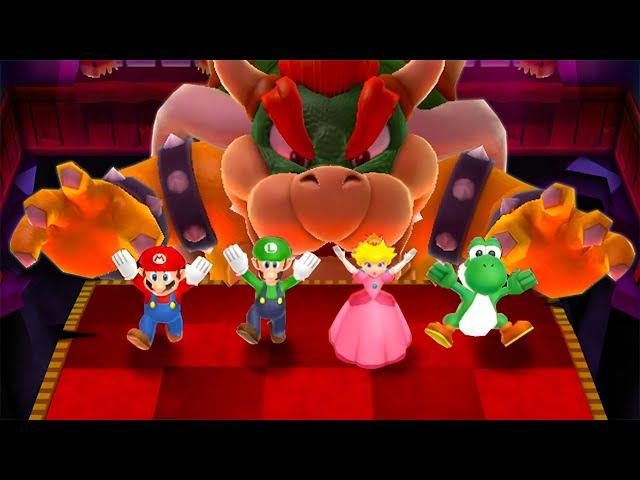 Mario Party 3DS Minigames - Mario Vs Luigi Vs Peach Vs Yoshi (Master Difficulty)