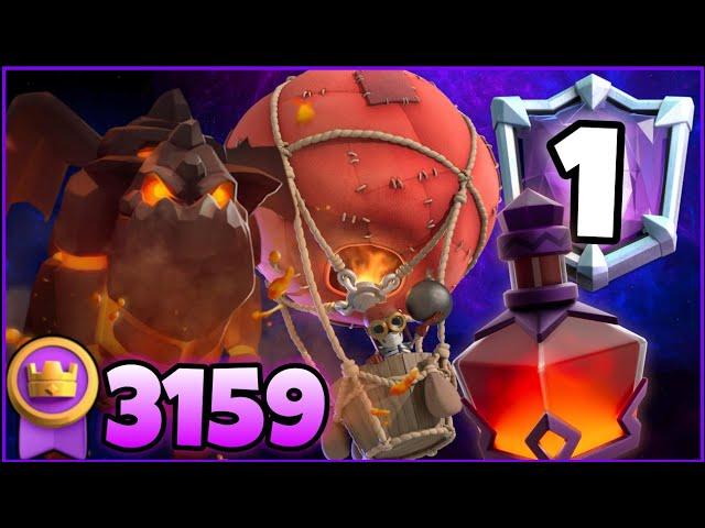 Top 1/3159with Lavaloon Deck.!