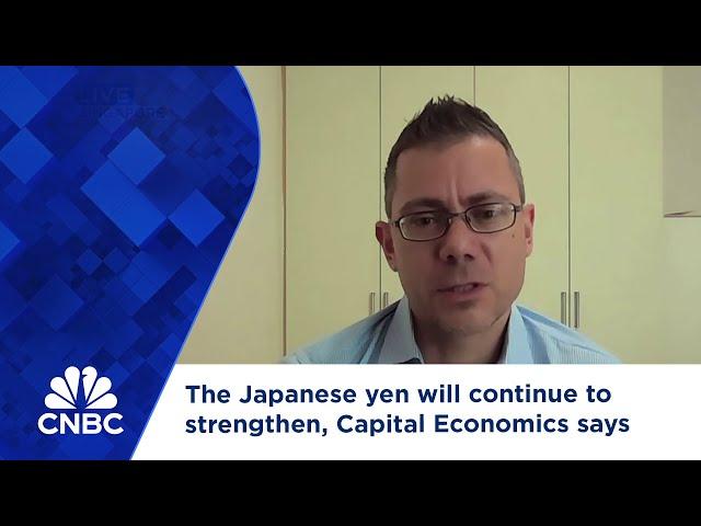 The Japanese yen will continue to strengthen, Capital Economics says