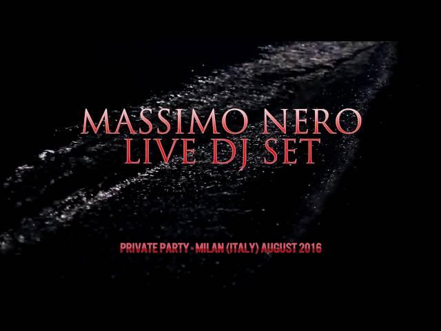 Dark Techno Mix Dj Set - August 2016 Mixed by Massimo Nero (Gothic Techno)