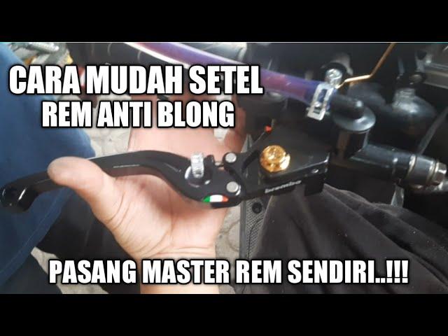 Cara Setel Dan Buang Angin Master Rem Brembo || Honda Beat #masterrem #brembo