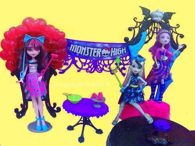 MONSTER HIGH DANCE THE FRIGHT AWAY PLAYSET Toys Review | itsplaytime612