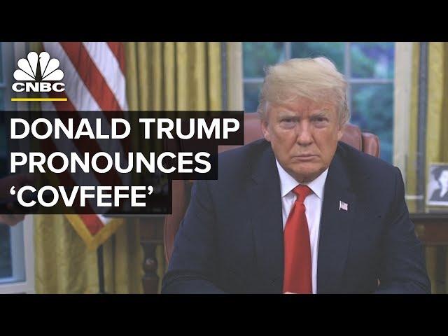 President Trump Pours 'Covfefe' On Yanny Or Laurel Debate | CNBC