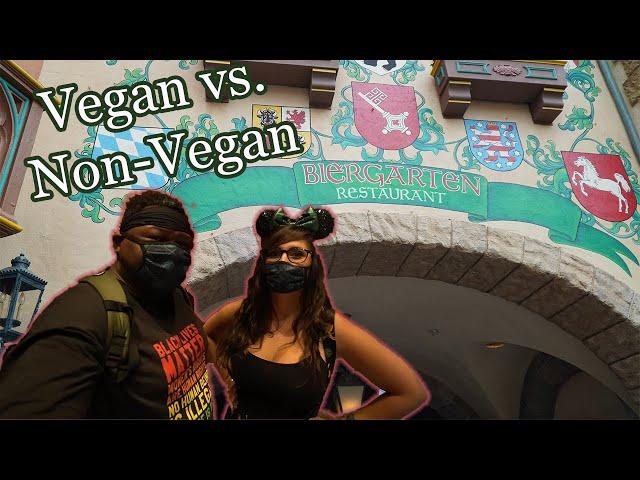 Biergarten Reopened | Vegan & non-vegan food review | Disney's Epcot Germany Pavilion