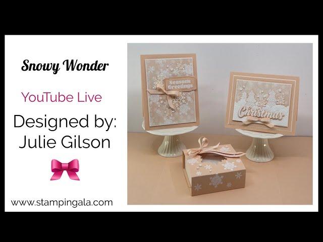 Elegant Monochromatic Christmas Cards & Bath Bomb Gift Box | Snowy Wonder Bundle Tutoria