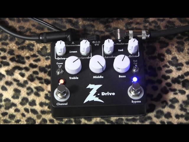 Dr Z Z-Drive overdrive demo with Antidote head/cab & R9 Les Paul