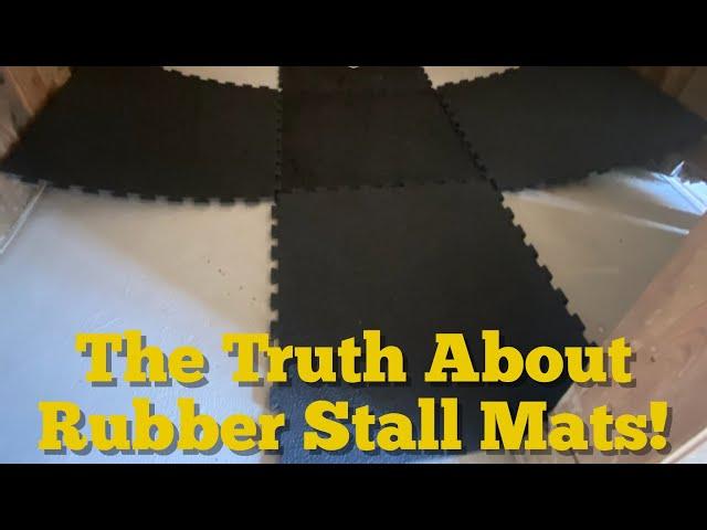 The Truth About Rubber Horse Stall Mats!