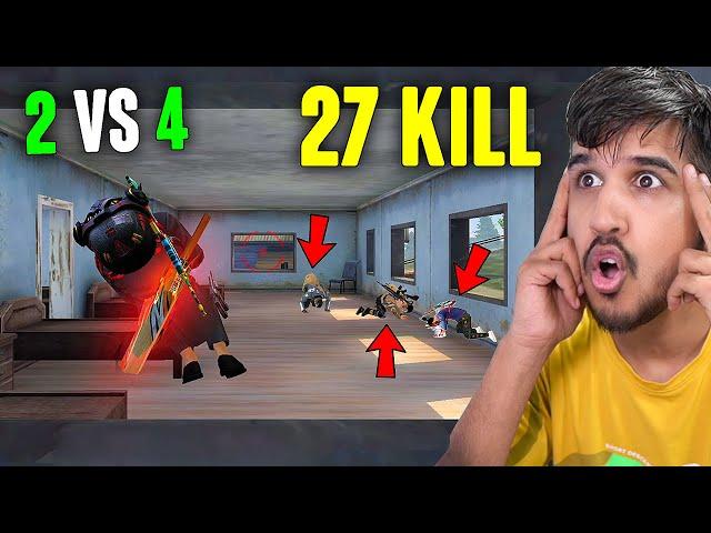 MAG7 GUN DESTRUCTION 27 KILL AJJUBHAI AND AMITBHAI BEST GAMEPLAY - GARENA FREE FIRE