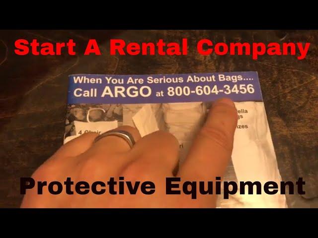 Protecting Equipment - Argo bag - How To Start An Event Rental Company